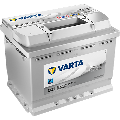 VARTA SILVER Dynamic D21, Bilbatteri 12V 61 ah 600 A