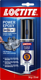 Loctite Power Epoxy Metal, Höghållfast 2-Komponentslim för Metall - 25 ml