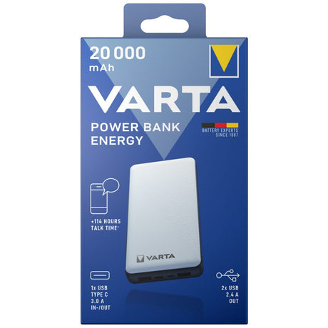 Varta Power Bank Energy 20000 mAh