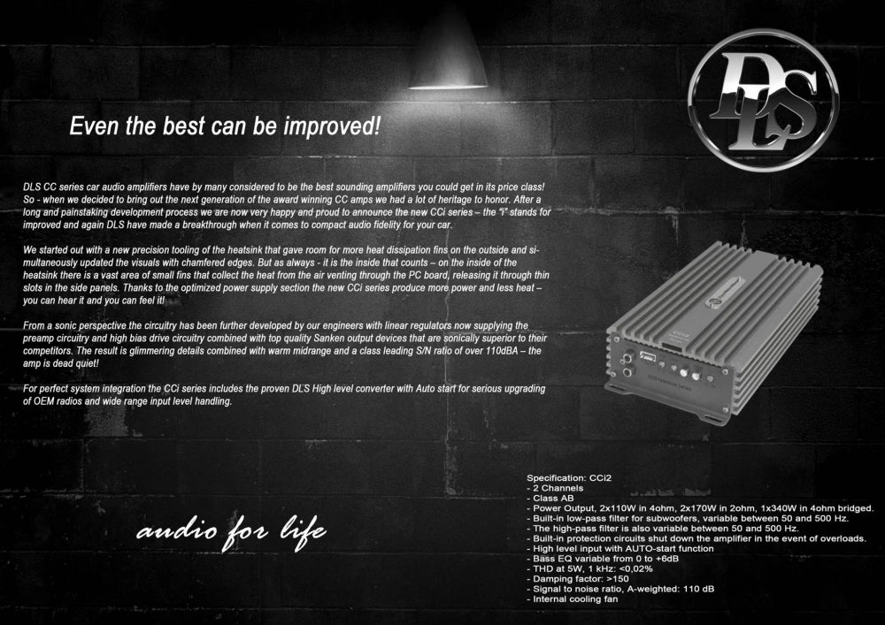 DLS Reference CCi-2, tvåkanalssteg