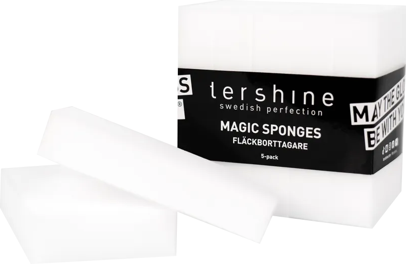 Tershine Fläckborttagningssvamp 5-pack – Effektiva rengöringssvampar för bil, hem och båt