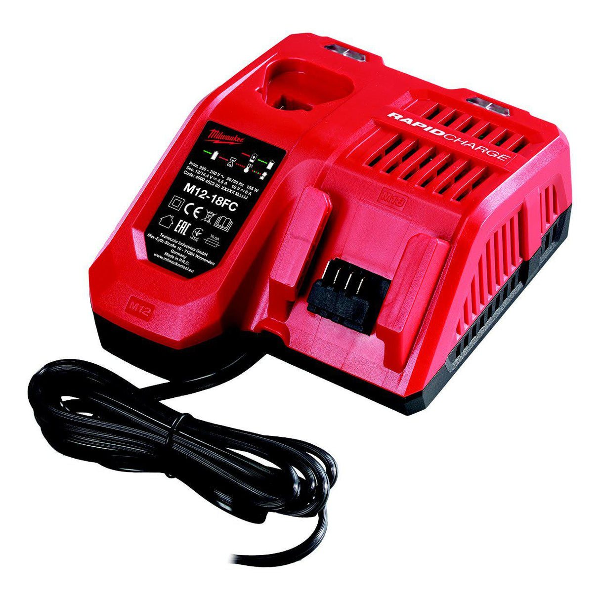 Milwaukee Rapidcharge Batteriladdare M12 M18 FC