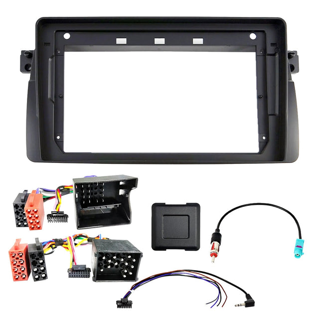 Auto-Connect Installationskit för 9-tums bilstereo, BMW 3-serie E46 1998-2007