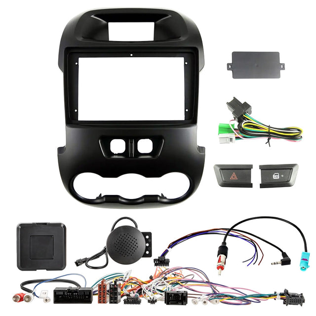 Auto-Connect Installationskit för 9-tums bilstereo, Ford Ranger 2012-2016, svart
