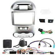 Auto-Connect Installationskit för 9-tums bilstereo, Ford Ranger 2012-2016, silver