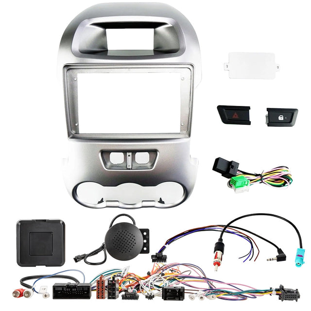 Auto-Connect Installationskit för 9-tums bilstereo, Ford Ranger 2012-2016, silver