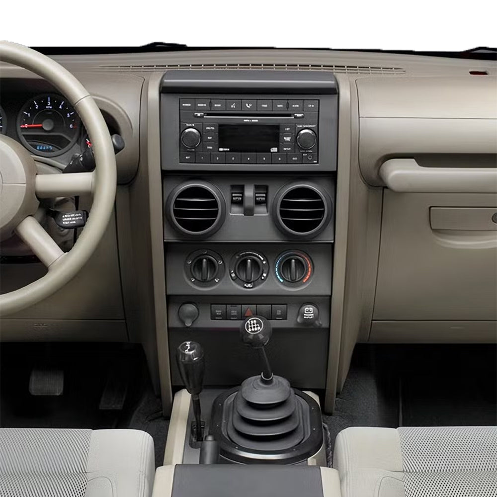 Auto-Connect Installationskit för 9-tums bilstereo, Jeep Wrangler 2-dörrars 2007-2010