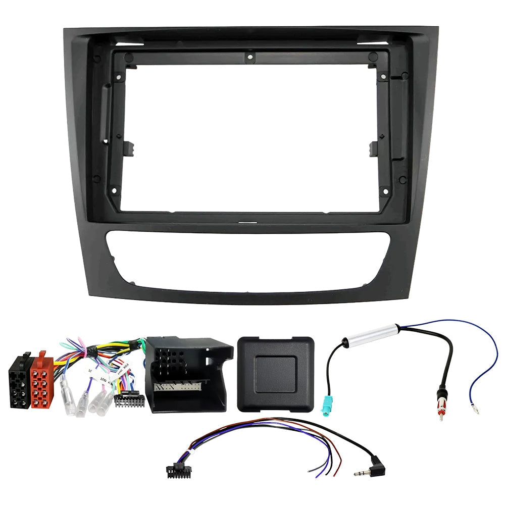 Auto-Connect Installationskit för 9-tums bilstereo, Mercedes E-Class W211 och CLS C219