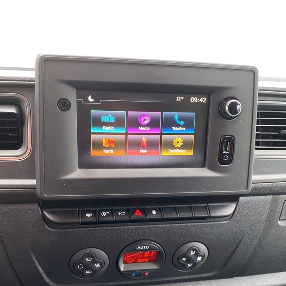 Auto-Connect Installationskit för 9/10.1-tums bilstereo, Renault Master, Opel Movano, Nissan NV400 och Interstar