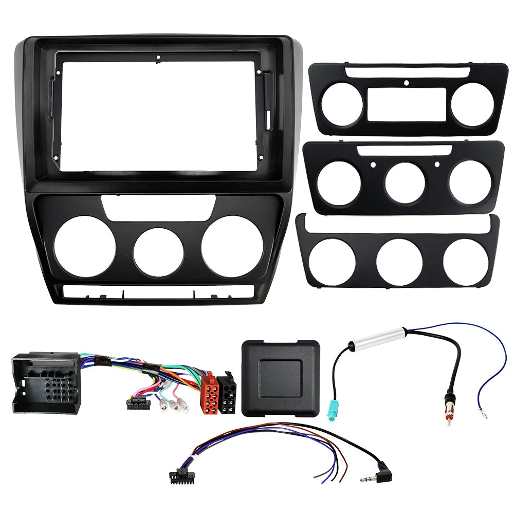 Auto-Connect Installationskit för 9/10.1-tums bilstereo, Skoda Octavia 1Z 2004-2013