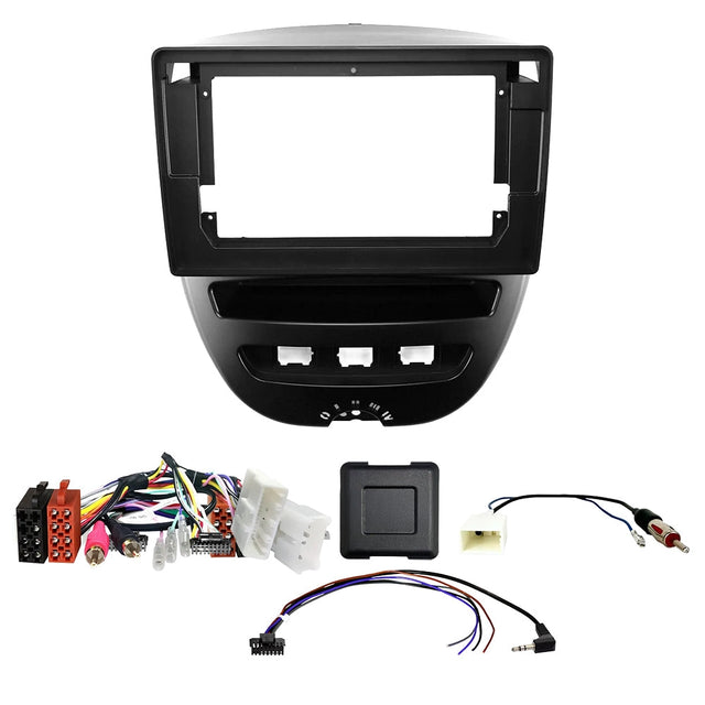 Auto-Connect Installationskit för 9-tums bilstereo, Toyota Aygo, Citroën C1 och Peugeot 107