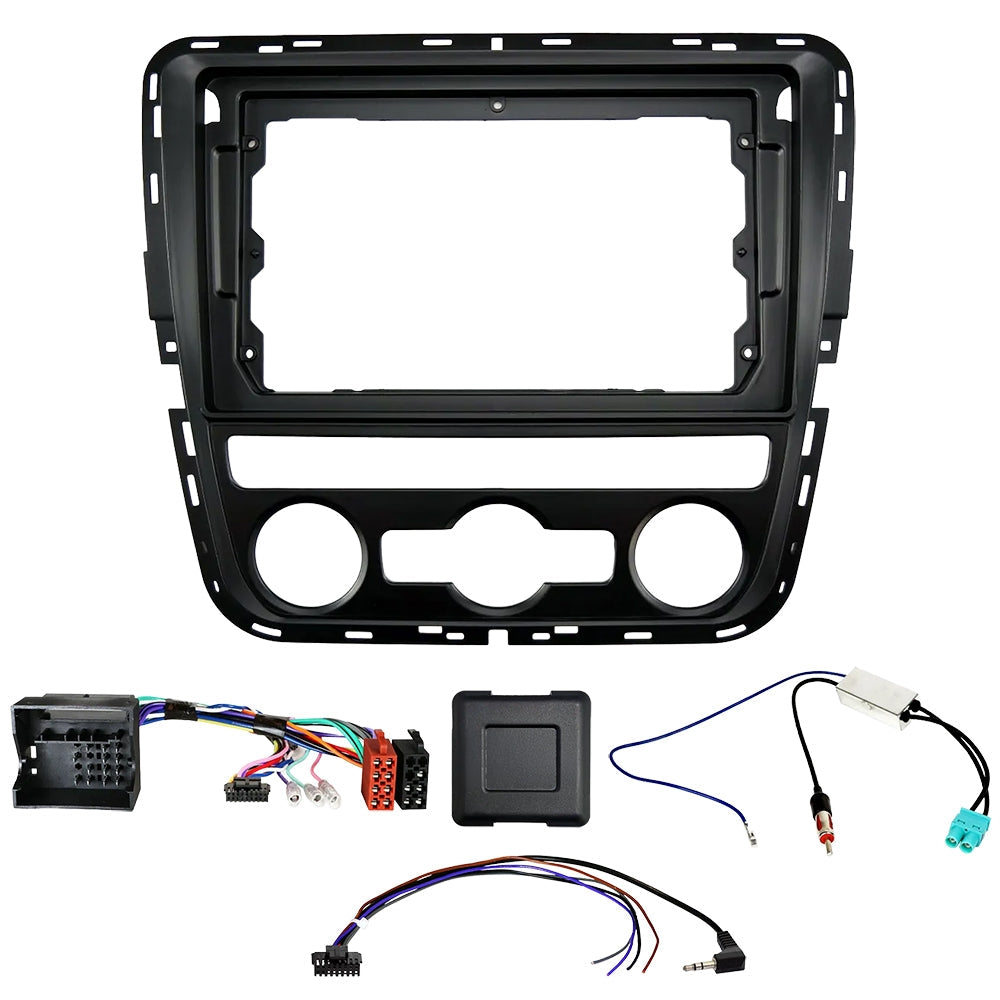 Auto-Connect Installationskit för 9-tums bilstereo, Volkswagen Passat B7 2011-2015, automatisk AC