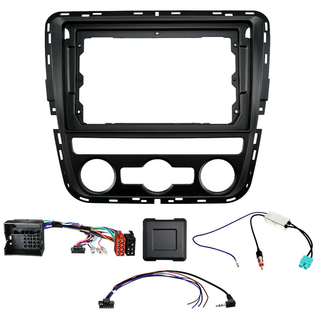Auto-Connect Installationskit för 9-tums bilstereo, Volkswagen Passat B7 2011-2015, automatisk AC