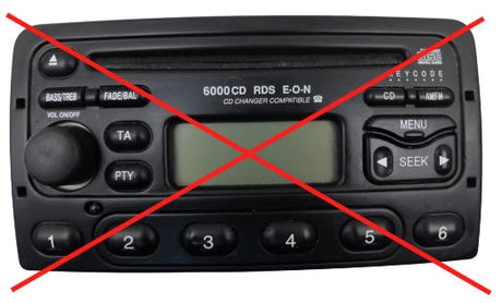 ISO-Kontakt Ford 1993-2008, Mazda