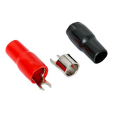 Auto-Connect röd och svart gaffelkabelsko, 35 mm²