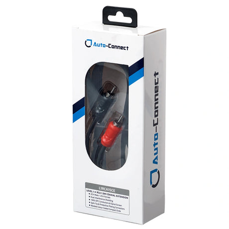 Auto-Connect koaxial RCA-förlängningskabel 1.5 meter, Level 1