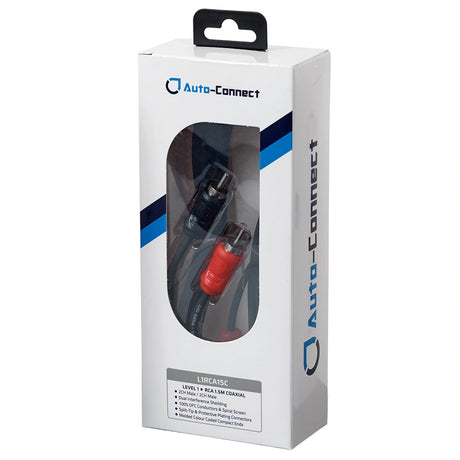 Auto-Connect koaxial lågnivåkabel 1.5 meter, Level 1