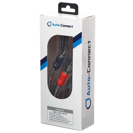 Auto-Connect tvinnad lågnivåkabel 1.5 meter, Level 1