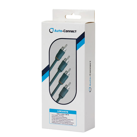 Auto-Connect tvinnad lågnivåkabel 1.5 meter, Level 2