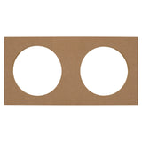 MDF-monteringsplatta, 2x6.5 tum