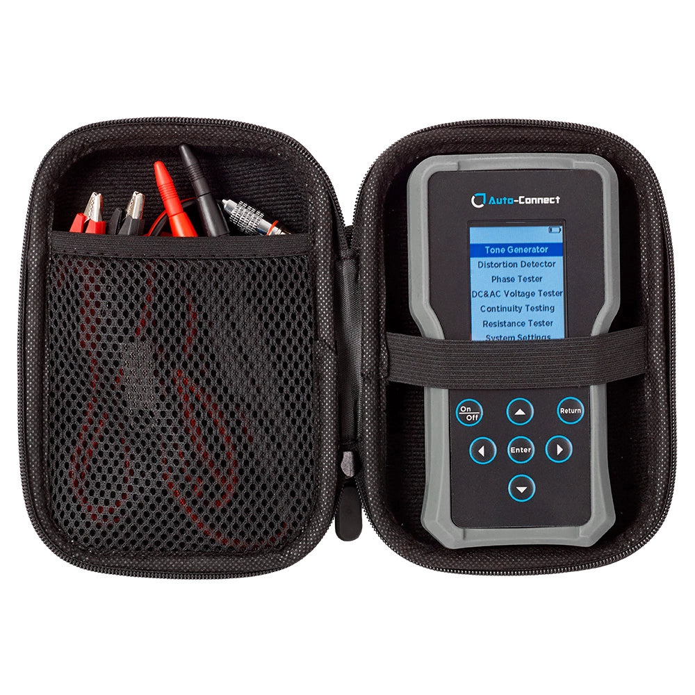 Auto-Connect MFAST, test- och mätverktyg av kablar och ljud