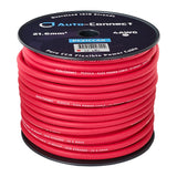 Auto-Connect röd strömkabel CCA 21.6mm², metervara