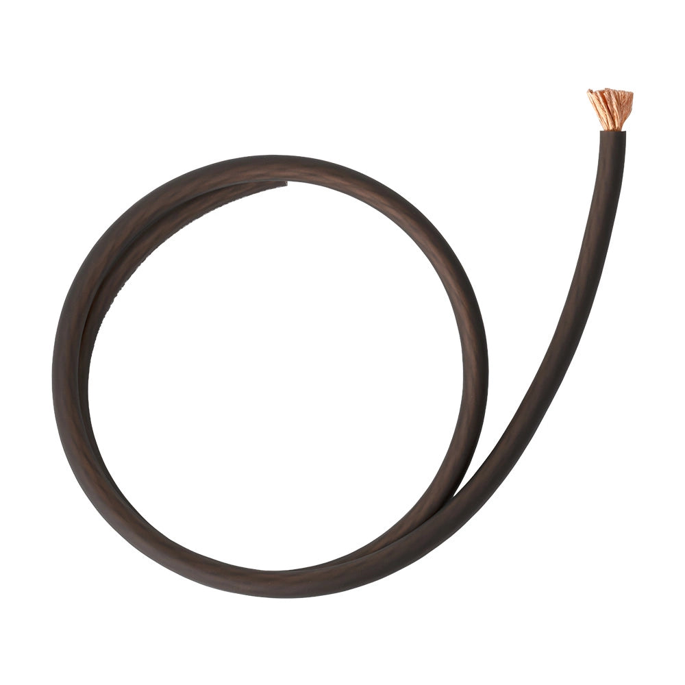 Auto-Connect svart strömkabel OFC 21.6mm², metervara