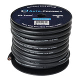 Auto-Connect svart strömkabel CCA 53.7mm², metervara