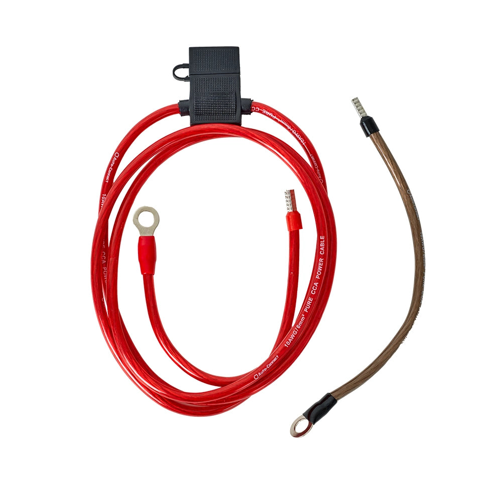 Auto-Connect CCA 6mm² strömkabelkit Mini, 1.5m+0.2m