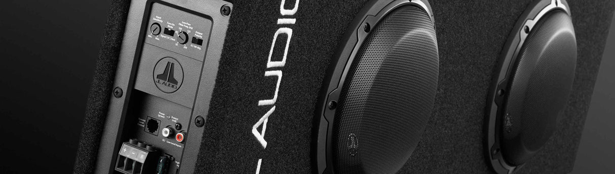 JL Audio ACP208LG-W3v3, aktiv 2x8-tums MicroSub+ baslåda