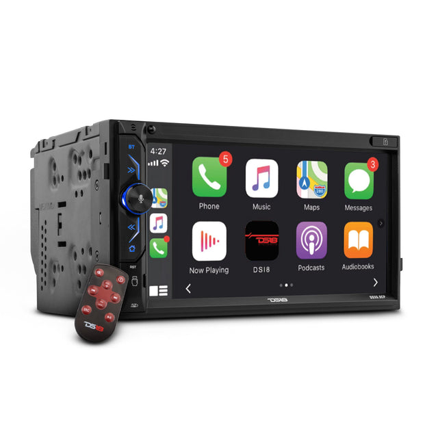 DS18 DDX6.9CP, bilstereo med Apple CarPlay, Bluetooth och USB. Returexemplar