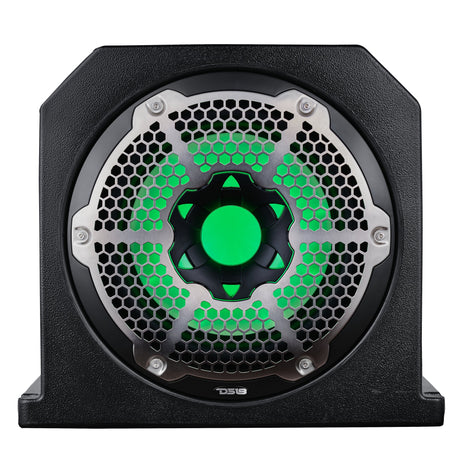 DS18 NXL-10SUBLD/BK, 10 tums marin baslåda med RGB LED-belysning, svart