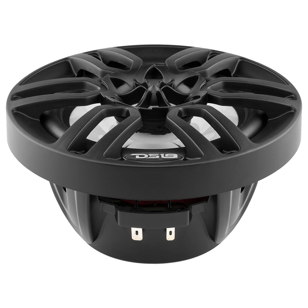 DS18 NXL-6, svart 6.5 tums marinhögtalare med LED, par