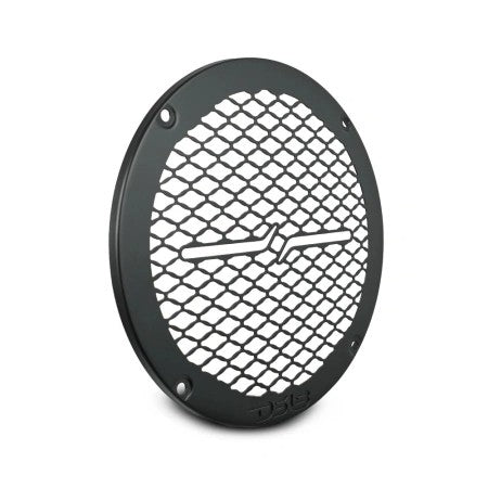 DS18 PRO-GRILL6MS/BK, slimmat 6.5 tums högtalargaller i metall, svart