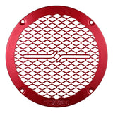 DS18 PRO-GRILL6MS/RD, slimmat 6.5 tums högtalargaller i metall, röd