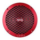 DS18 PRO-GRILL6MS/RD, slimmat 6.5 tums högtalargaller i metall, röd
