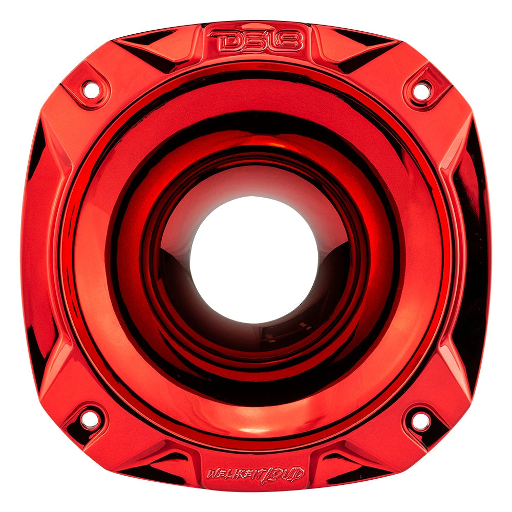 DS18 PRO-DPL1PH med rött horn, kaxig 2 tums driver