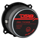 DS18 PRO-TW120B, svart SPL-diskant, par