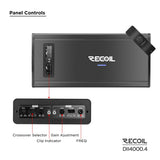 Recoil DII 4000.4, fyrkanaligt slutsteg