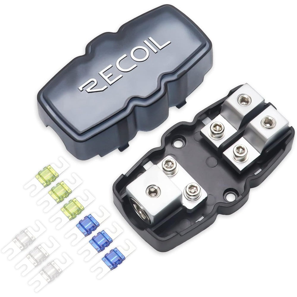 Recoil MFH12 Mini-ANL säkringshållare 1x50mm² till 2x20mm²