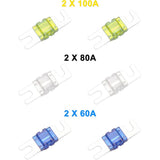 Recoil MFH12 Mini-ANL säkringshållare 1x50mm² till 2x20mm²