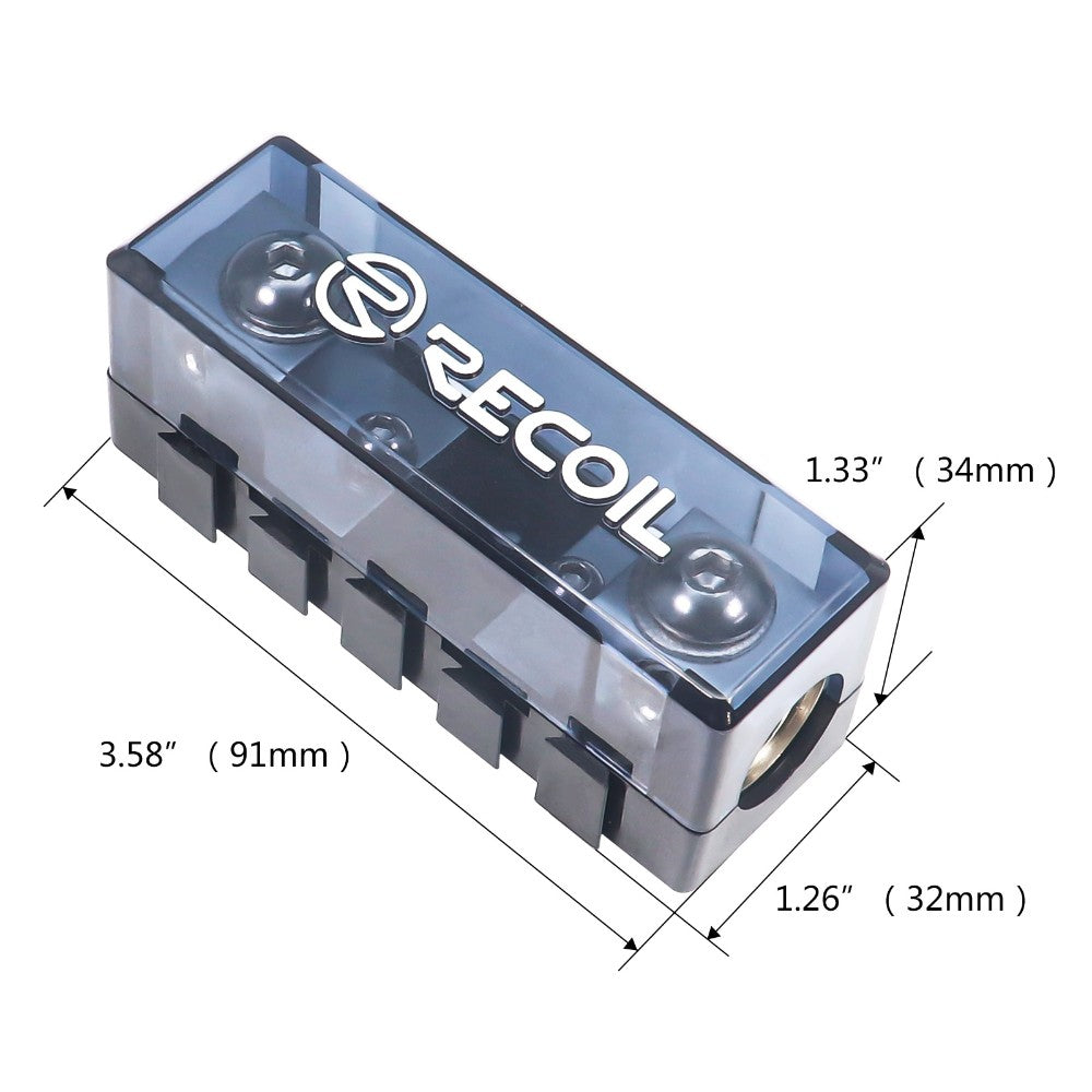 Recoil MFHA-2 ANL/Mini-ANL säkringshållare 2x50mm²