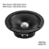 Recoil MS65-4P, 6.5" SPL-mellanregister