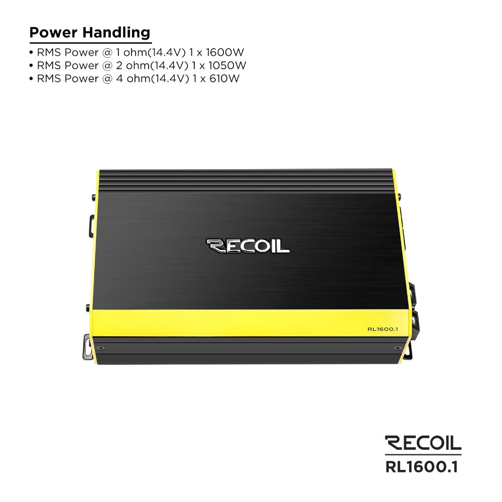 Recoil RL1600.1, monoblock