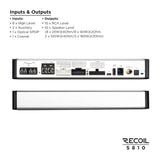 Recoil S810, DSP-slutsteg med 10-kanaler