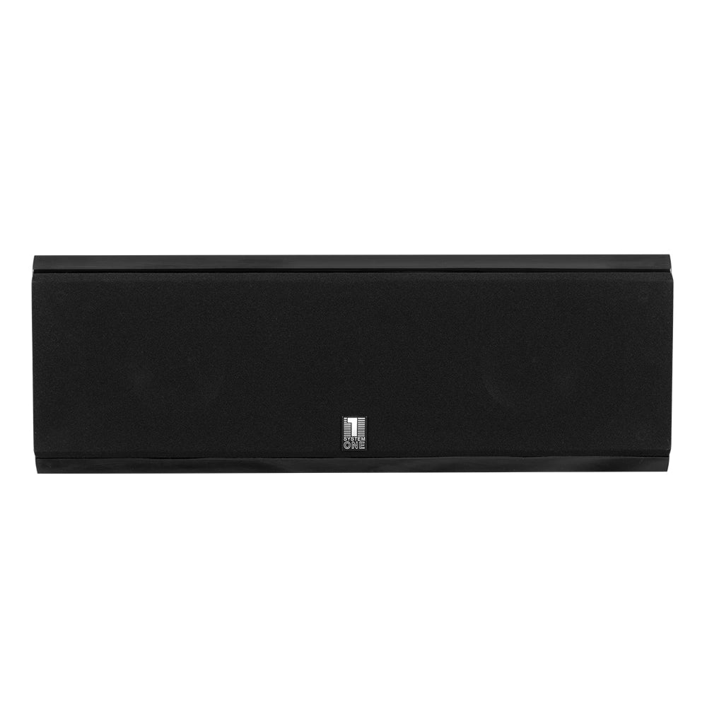 System One SC-155B centerhögtalare, svart