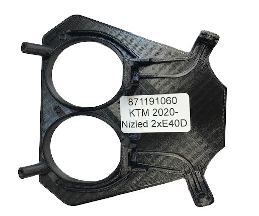 KTM 2020-2023 3D print Lampfäste Nizled 2xR40DRL eller E40D