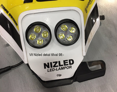 Husqvarna 2020-2023 3d printad Lamphållare Nizled 2xR40DRL eller E40D