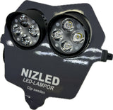 Dubbelljus kallvit 80w Fantic 2-takt 2024-, grå dekal, 2xE406k NIZLED