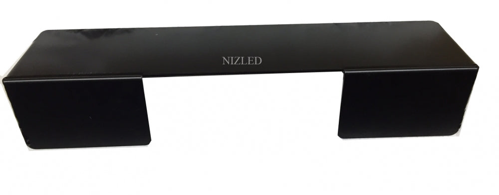 NIZLED nummerplåtfäste för 2st 7/9" extraljus